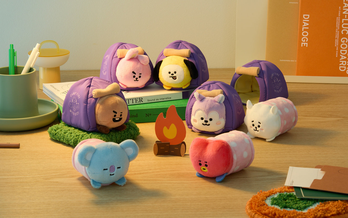 (ONE) BT21 - campfire tent doll