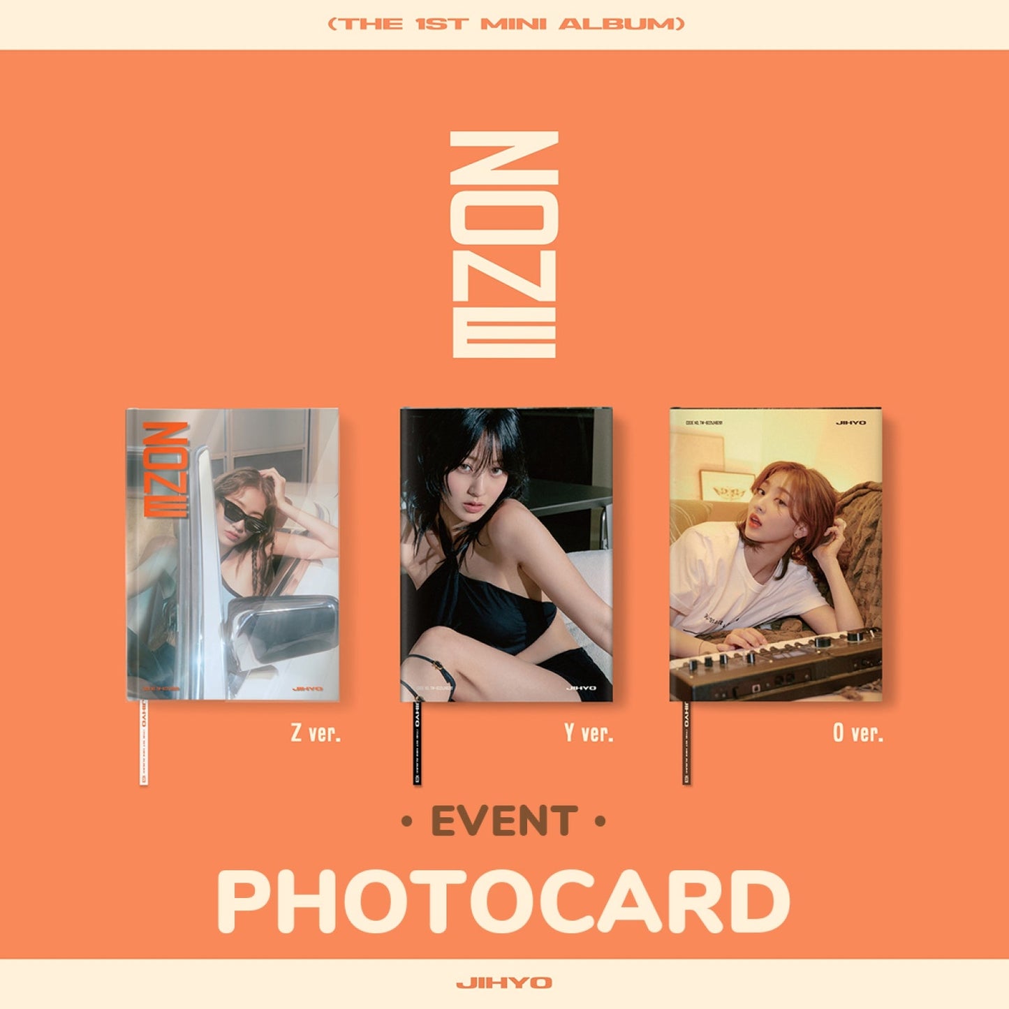 (SET) TWICE - MINI ALBUM JIHYO - ZONE / THE 1ST MINI ALBUM