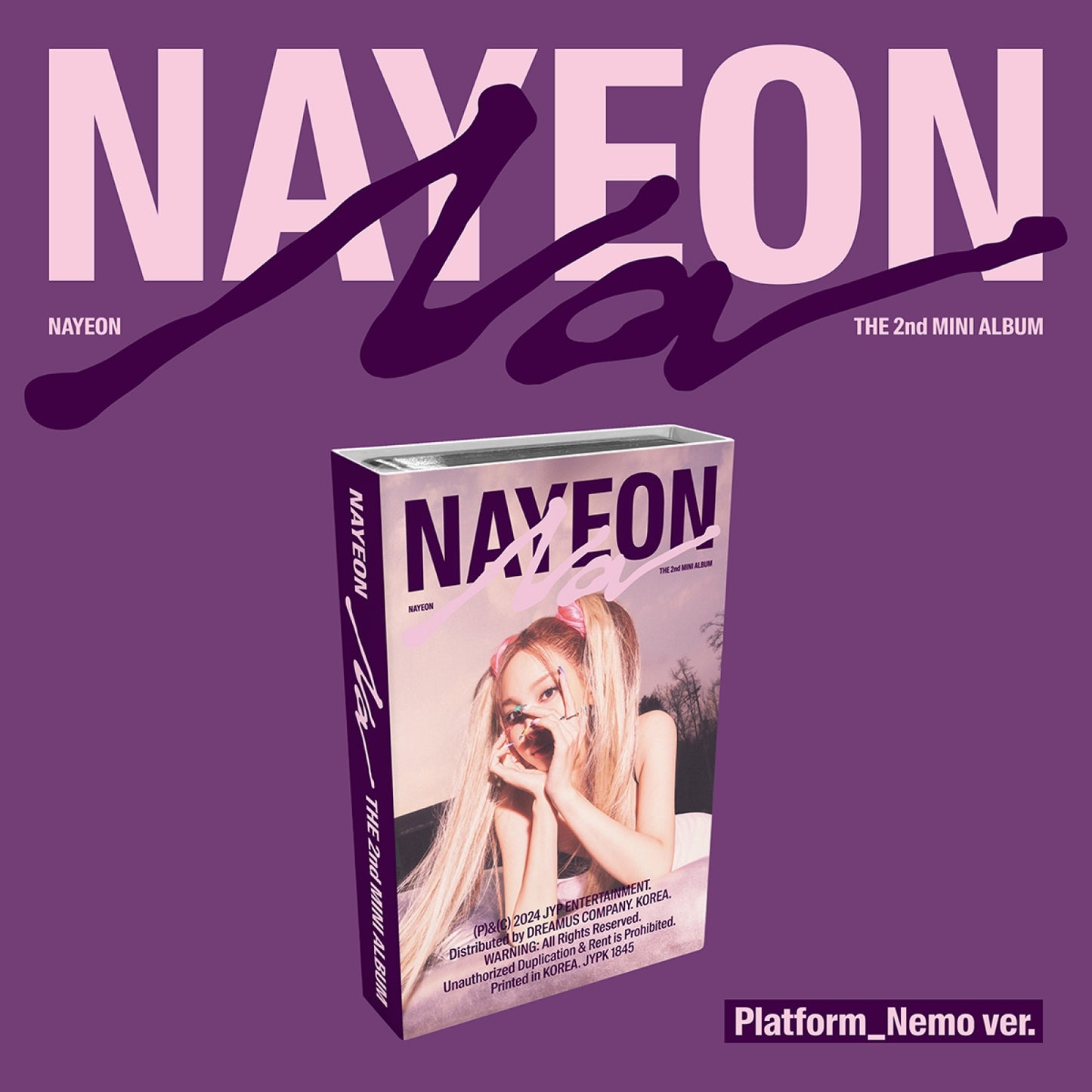 (ONE) TWICE - NAYEON - NA / 2ND MINI ALBUM (Platform_Nemo ver.)