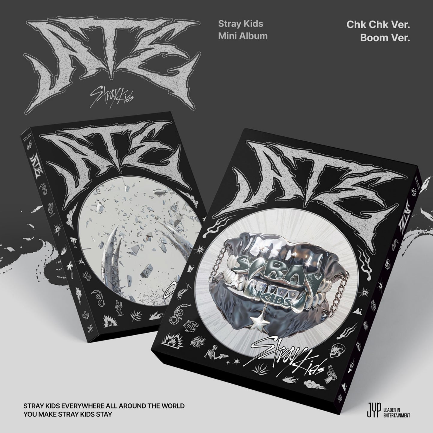(ONE) Stray Kids - ATE / MINI ALBUM (Chk Chk Ver., Boom Ver.)