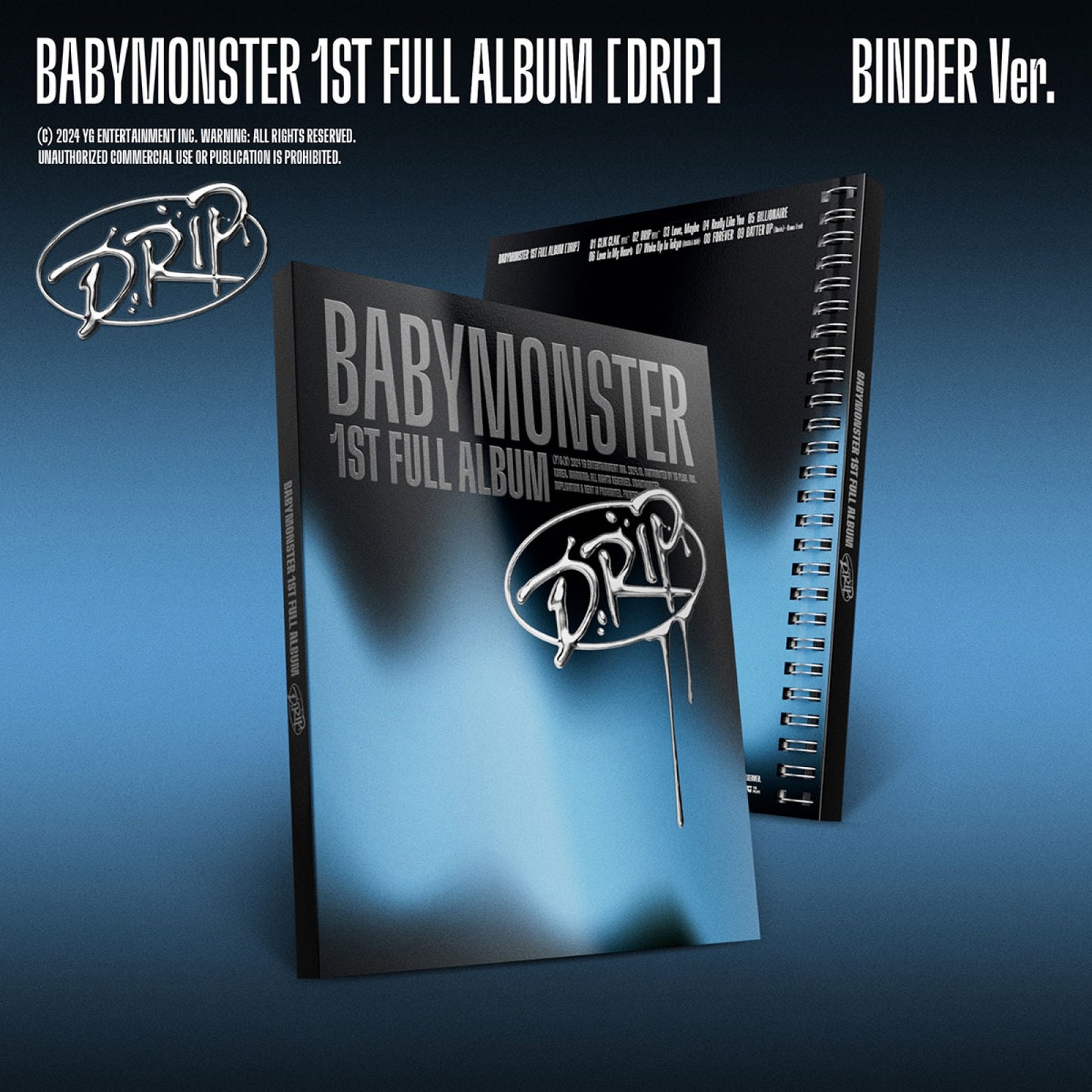 (SET) BABYMONSTER - DRIP / 1st FULL ALBUM (ZIP LOCK + BINDER Ver.)
