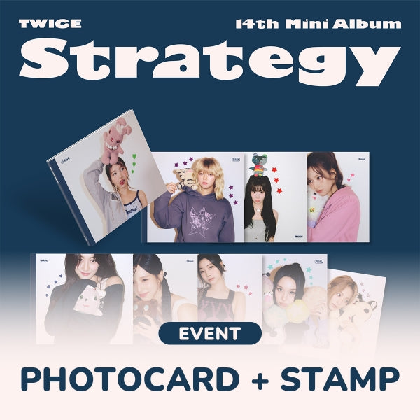 (SET) TWICE - STRATEGY / 14th mini-album (Step4 ver.) (9 sets)