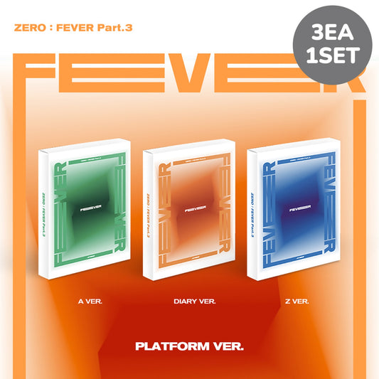 (SET) ATEEZ - ZERO : FEVER Part.3 (Platform ver.) (3-piece set)