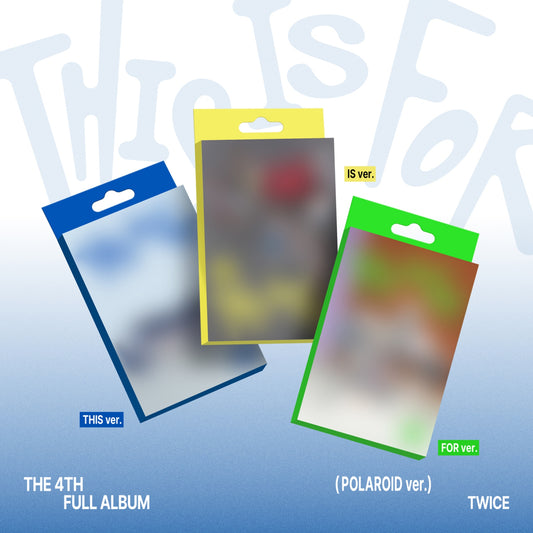(ONE) TWICE - THIS IS FOR / 4TH FULL ALBUM (POLAROID ver.)