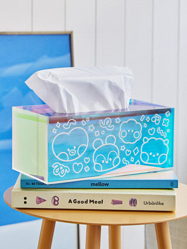 (ONE) BT21 - Line Friends Mini Glitter Toilet Paper Case