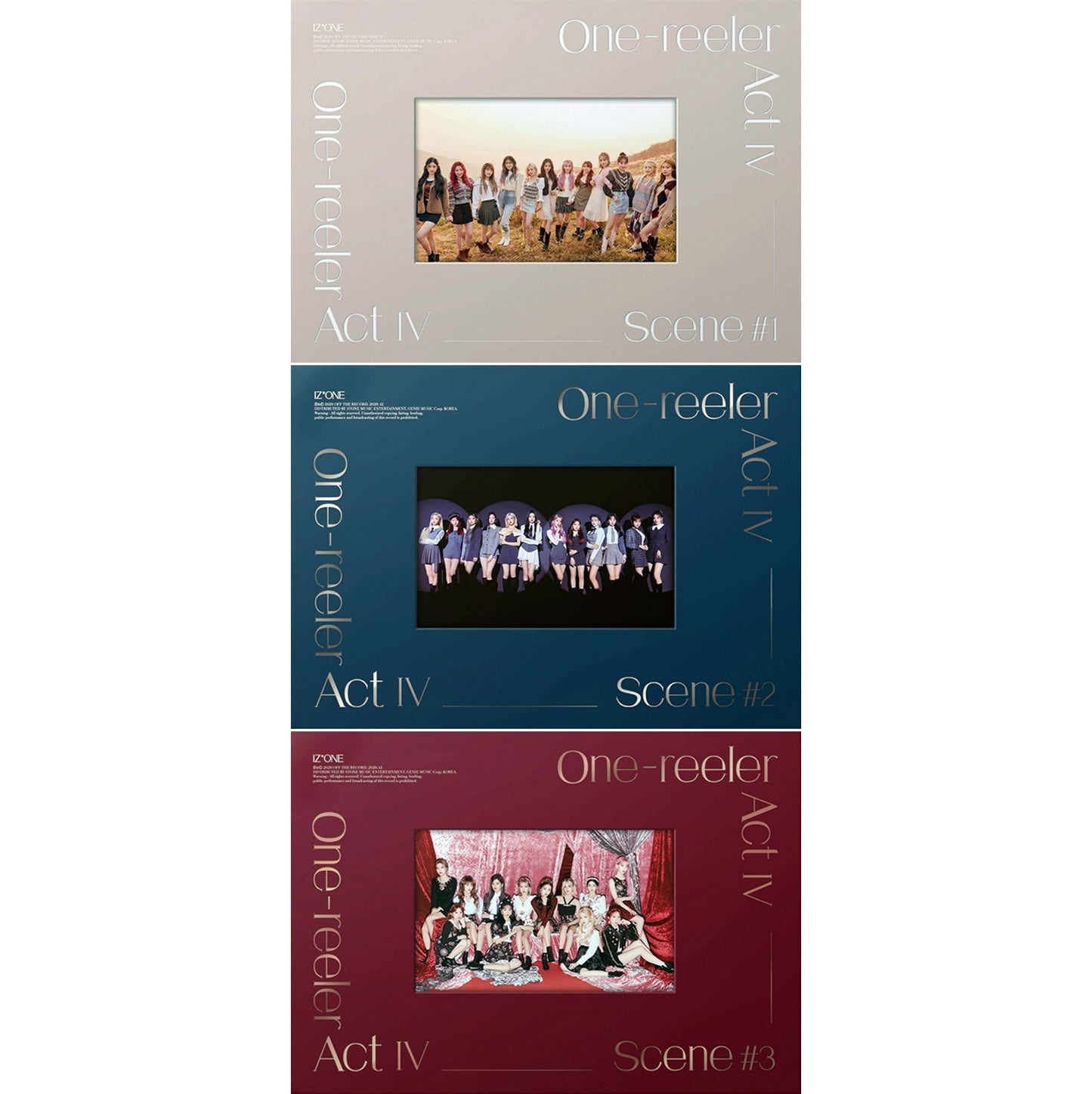 البومات نادره |(SET) IZ ONE - 3 albums + 1 special poker set IZ ONE