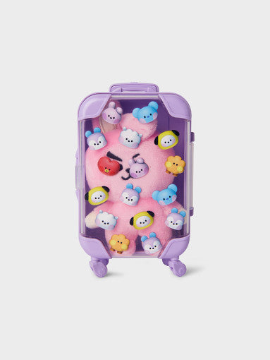 سيت كامل دميه وحقيبه (SET) BT21 Line Friends Big & Tiny Mini Carrier Doll