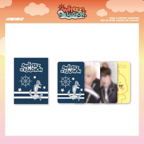 (ONE) ATEEZ - ANITEEZ IN ILLUSION TRADING CARD