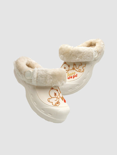 (ONE) LINE FRIENDS -  Eco Cozy Cold Warm Sandals (200-230mm)
