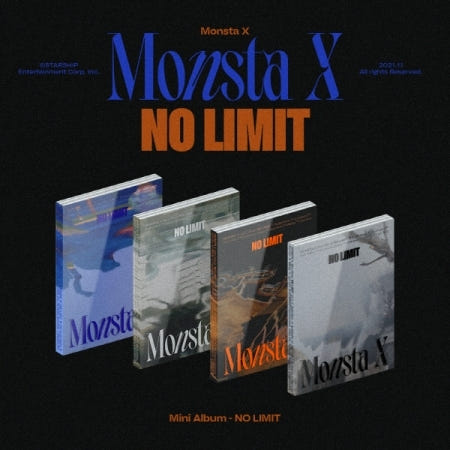 (ONE) MONSTA X - NO LIMIT (10th Mini Album) Version Selection Partial First Edition