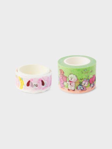 (SET) BT21 - Spring Days Masking Tape Set