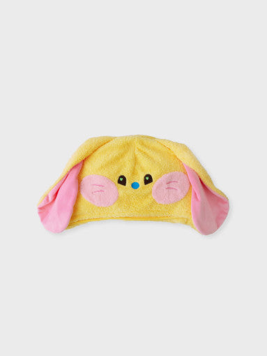 (ONE) LINE FRIENDS - bunini hooded blanket (YELLOW)