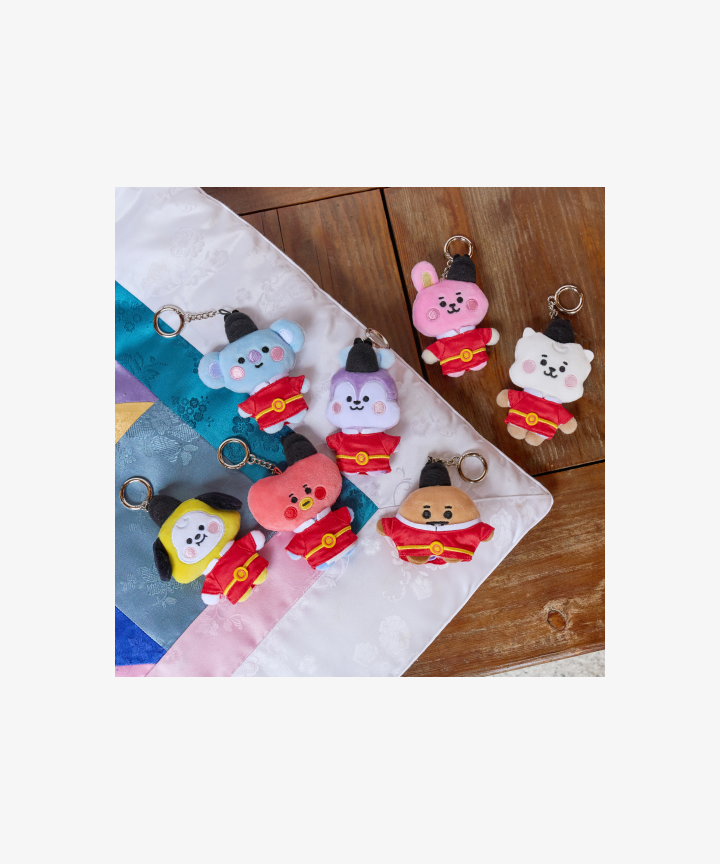 (ONE) BT21 - PLUSH KEYRING K-EDITION ver.2