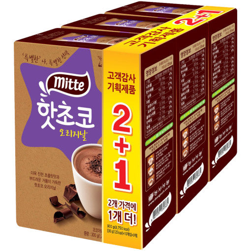 عرض 3 صناديق /كل صندوق بيه 10 | (ONE) Dongsuh - Food Mite Hot Chocolate Original 30T (10Tx3 boxes)