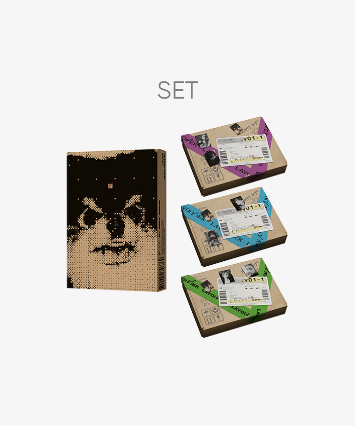 سيت _ اربع الالبومات | (SET) BTS - V 'Layover (Weverse Albums ver.) 4 Piece