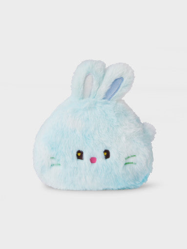 (ONE) LINE FRIENDS - bunini plush multi pouch (BLUE MULTI)