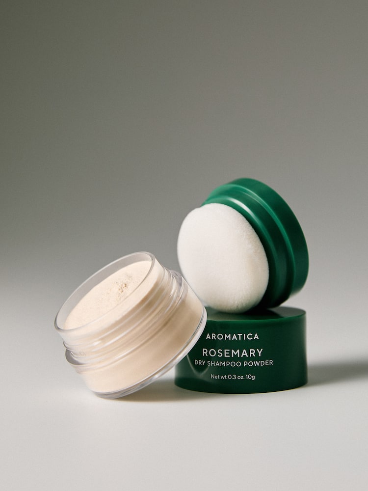 واحد) شامبو روز ماري باودر لشعر الدهني) | (ONE) Rosemary - Dry Shampoo Powder 10G
