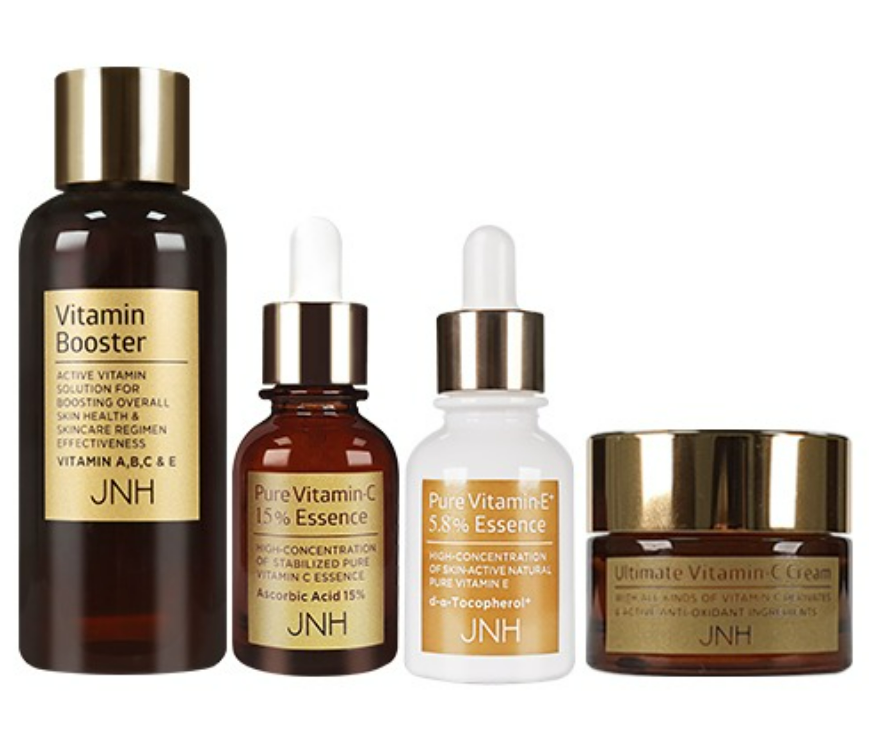 سيت - عدد اربع فيتامين سي وكريمها واي لبقاء بشره نضره حيويه | (SET) JNH - 4 types of vitamins