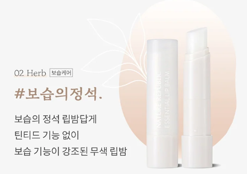 (ONE) MAKE UP - Nature Republic Essential Lip Balm