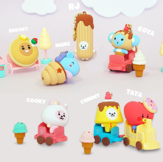 (ONE) BT21 Line Friends BT21 KOYA Sweet Things Figure Keyring