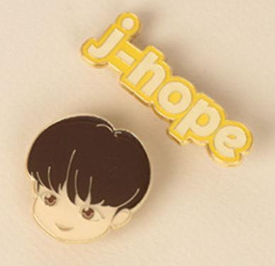 واحد- بتس بروش علقها على حقيبتك او زين ملابسك بشخصيتك المحببه | (ONE) BTS - badge metal