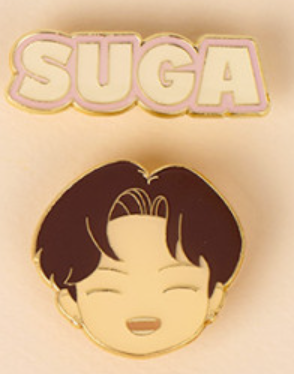 واحد- بتس بروش علقها على حقيبتك او زين ملابسك بشخصيتك المحببه | (ONE) BTS - badge metal