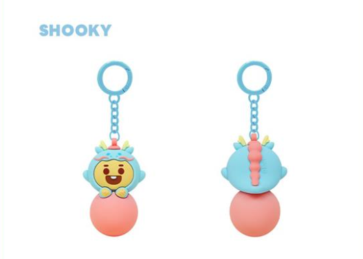 (ONE) BT21 - Line Friends Dragon Figure Keyring
