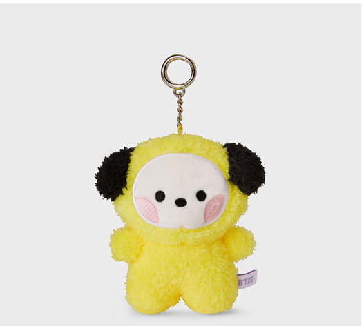 (ONE) BT21 Line Friends Plush Keyring