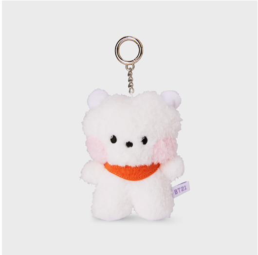 (ONE) BT21 Line Friends Plush Keyring