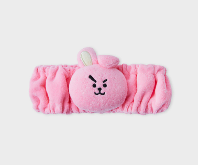 (ONE) BT21 - Line Friends New Basic Face Wash Hair Band