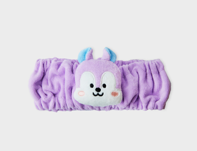 (ONE) BT21 - Line Friends New Basic Face Wash Hair Band