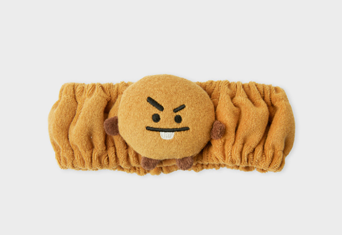 (ONE) BT21 - Line Friends New Basic Face Wash Hair Band