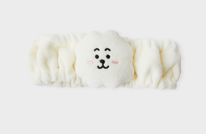 (ONE) BT21 - Line Friends New Basic Face Wash Hair Band