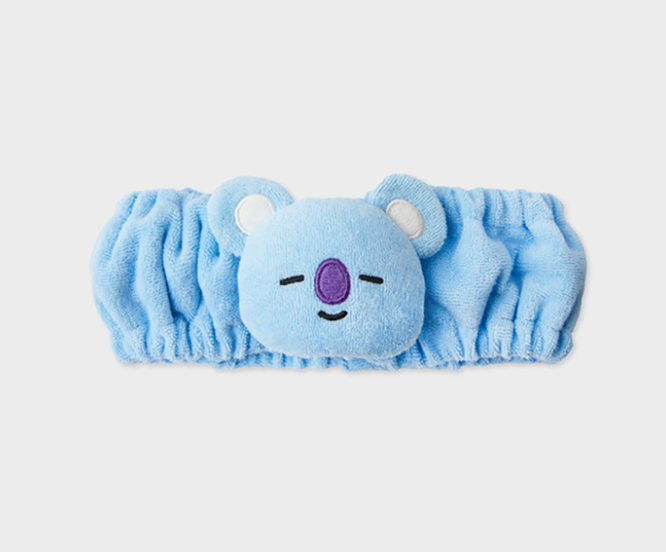 (ONE) BT21 - Line Friends New Basic Face Wash Hair Band