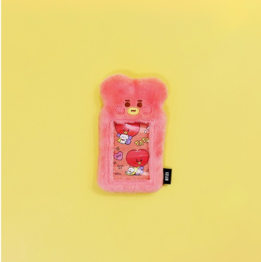 (ONE) BT21 - Line Friends Photo Card Keyring