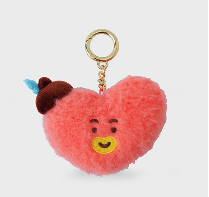 (ONE) BT21 Line Friends Hope in Love Face Doll Keyring