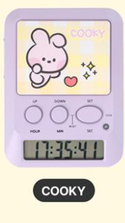 (ONE) BT21 Line Friends Stopwatch