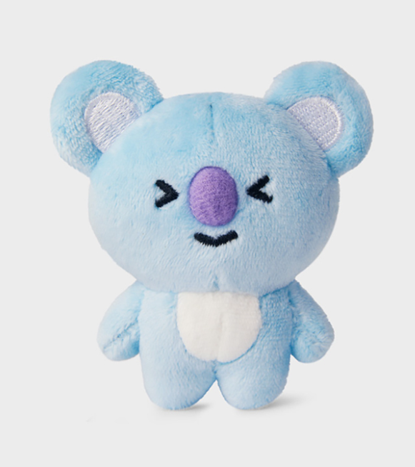 سيت كامل دميه وحقيبه (SET) BT21 Line Friends Big & Tiny Mini Carrier Doll
