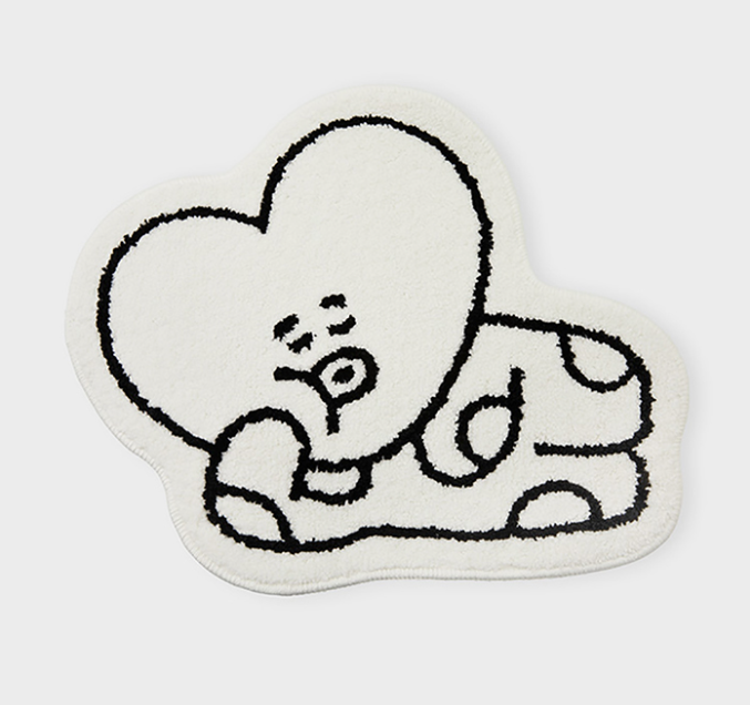 (ONE) BT21 Line Friends Home Rug