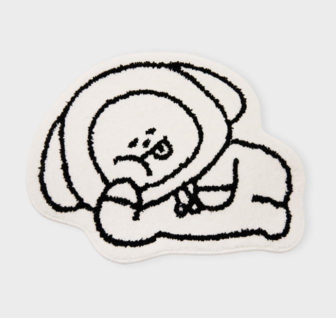 (ONE) BT21 Line Friends Home Rug