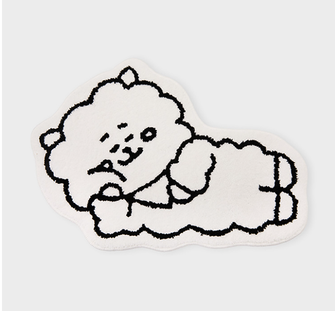 (ONE) BT21 Line Friends Home Rug