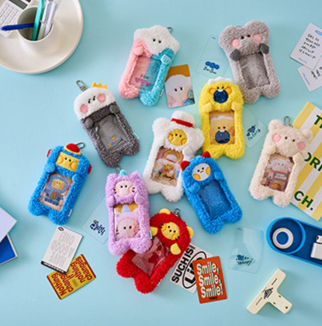(ONE) TRUZ - Line Friends PODONG Minini New Semester Photo Card Holder Keyring