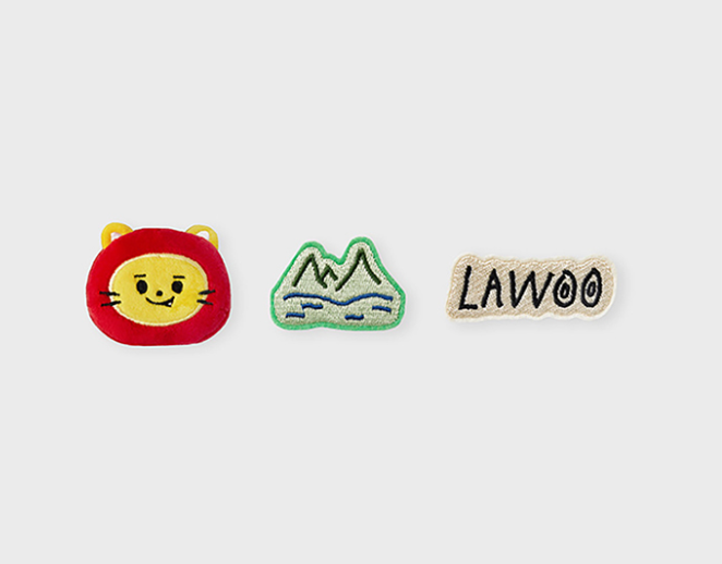 (SET) TRUZ - Line Friends PODONG Artist Doll Badge Set