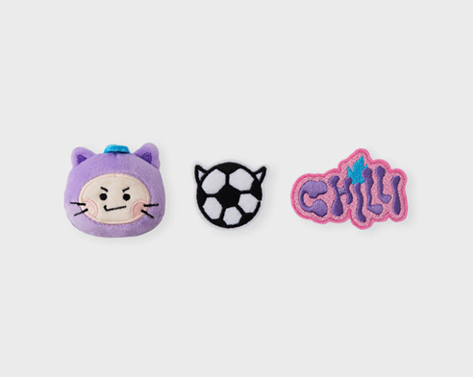 (SET) TRUZ - Line Friends PODONG Artist Doll Badge Set