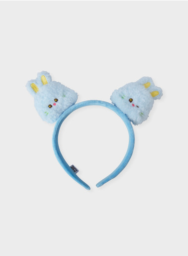 (ONE) LINE FRIENDS - bunini plush hairband (YELLOW)
