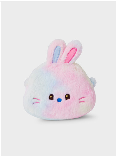 (ONE) LINE FRIENDS - bunini plush multi pouch (BLUE MULTI)