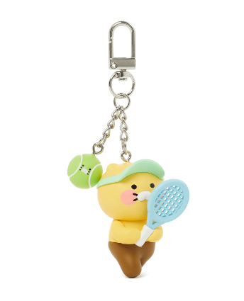 (ONE) KAKAO FRIENDS - Sports Figure Keyring Tennis_Chunsik