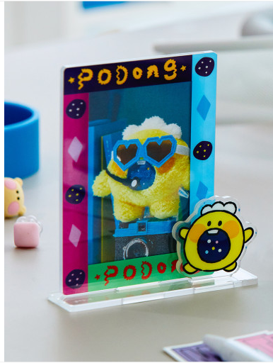 (ONE) Line Friends - TRUZ RURU Minini Acrylic Photo Card Stand