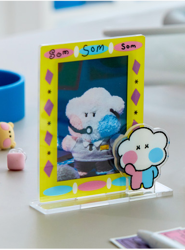 (ONE) Line Friends - TRUZ RURU Minini Acrylic Photo Card Stand