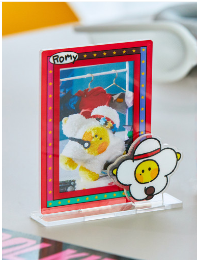 (ONE) Line Friends - TRUZ RURU Minini Acrylic Photo Card Stand